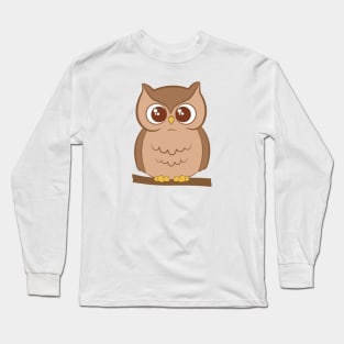 Cute Owl Awesome gift - for owl lovers Long Sleeve T-Shirt